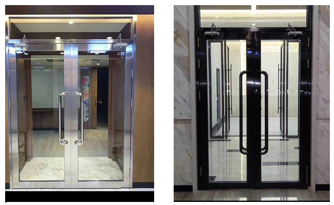 不銹鋼雙開防火玻璃門